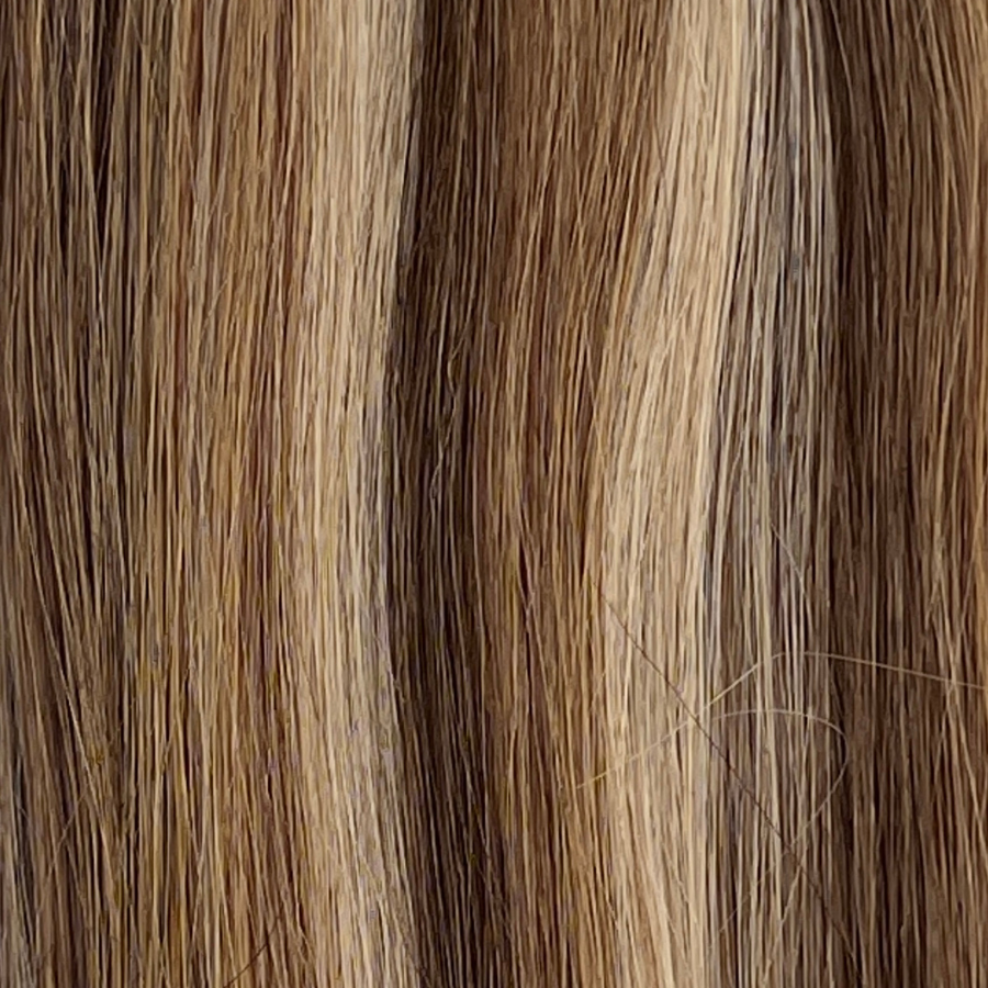 Extensions à la kératine - LUNA - Majirel 7 Ombré Blond méché très clair #LA